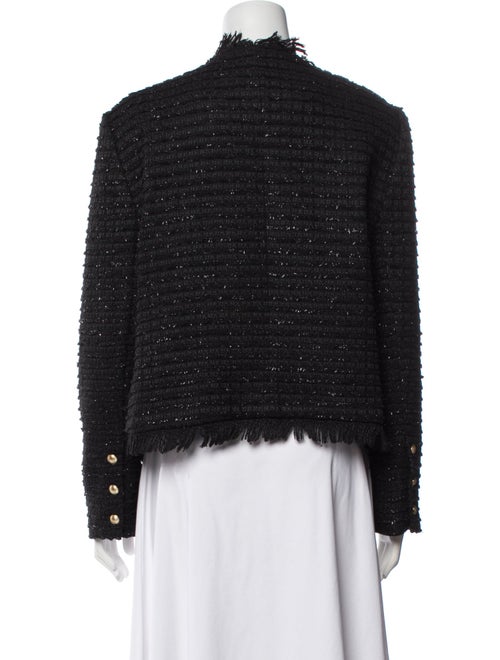 L'Agence Tweed Pattern Evening Jacket