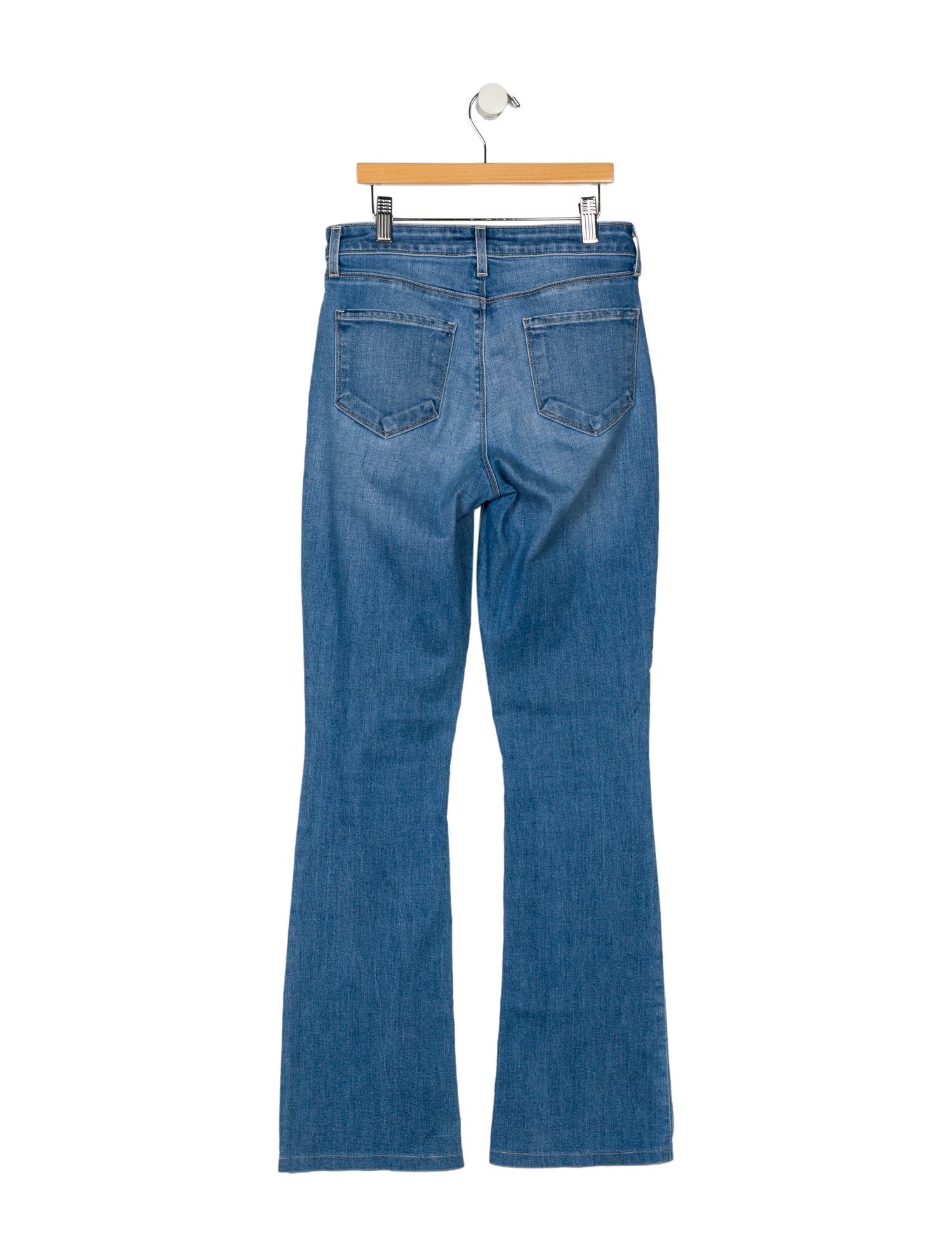 L'Agence Mid-Rise Straight Leg Jeans
