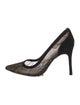 L'Agence Lace Lace Pattern Pumps