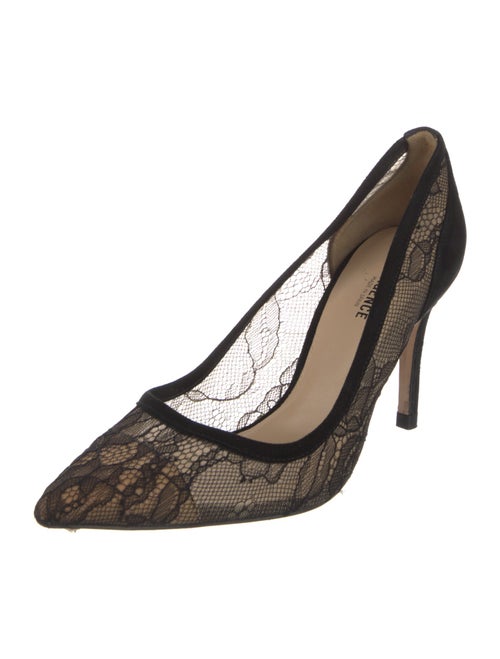 L'Agence Lace Lace Pattern Pumps