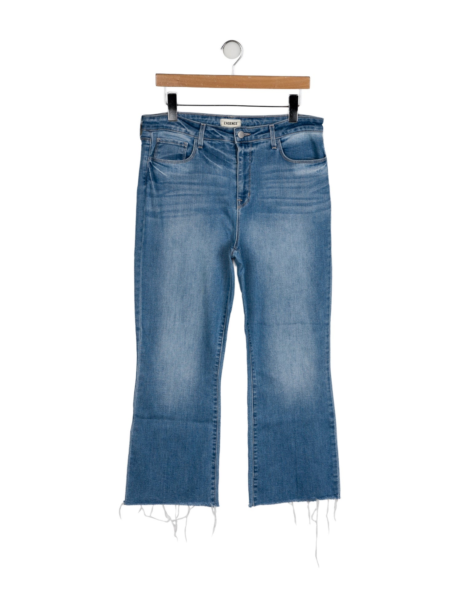 L'Agence High-Rise Straight Leg Jeans