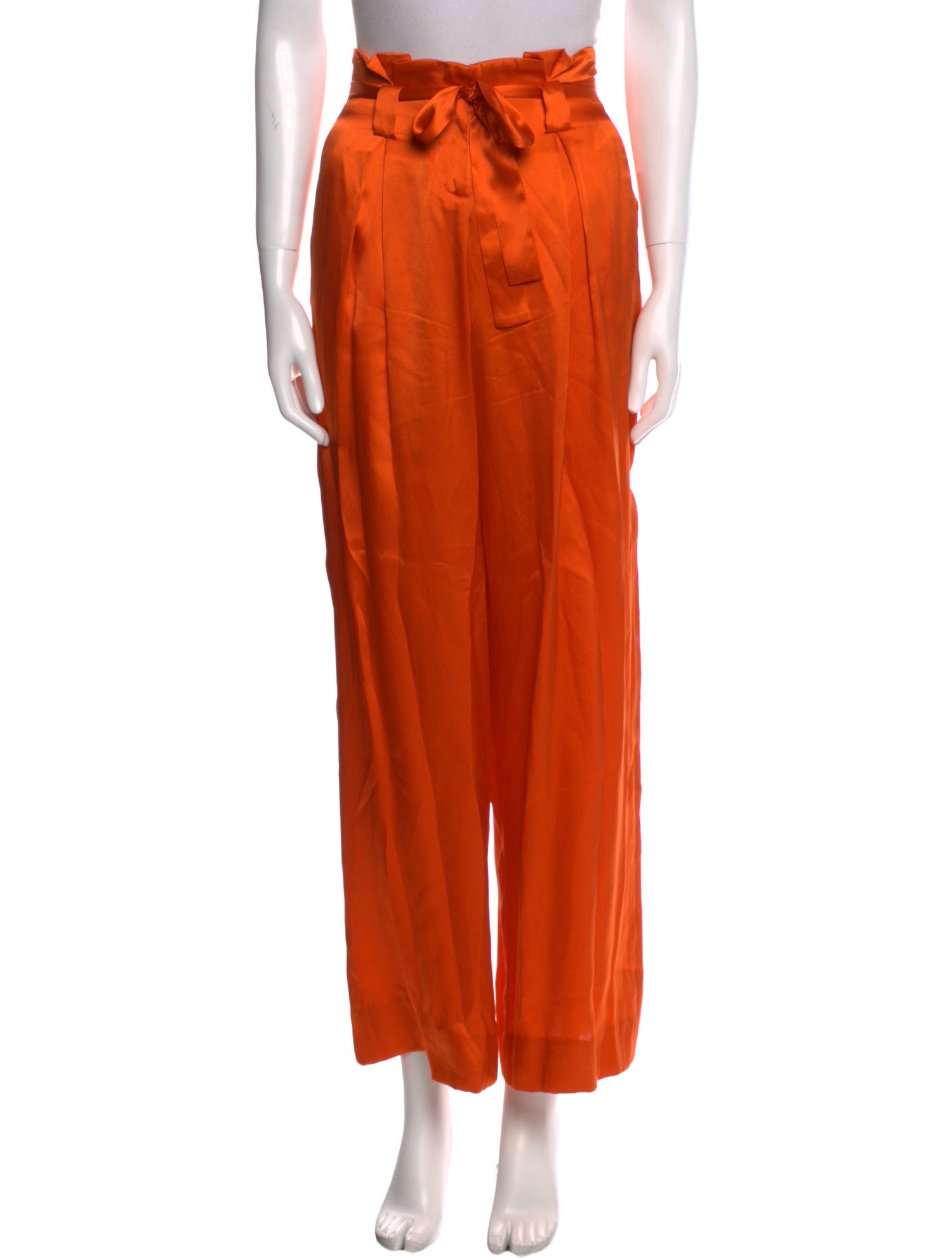 L'Agence Silk Wide Leg Pants
