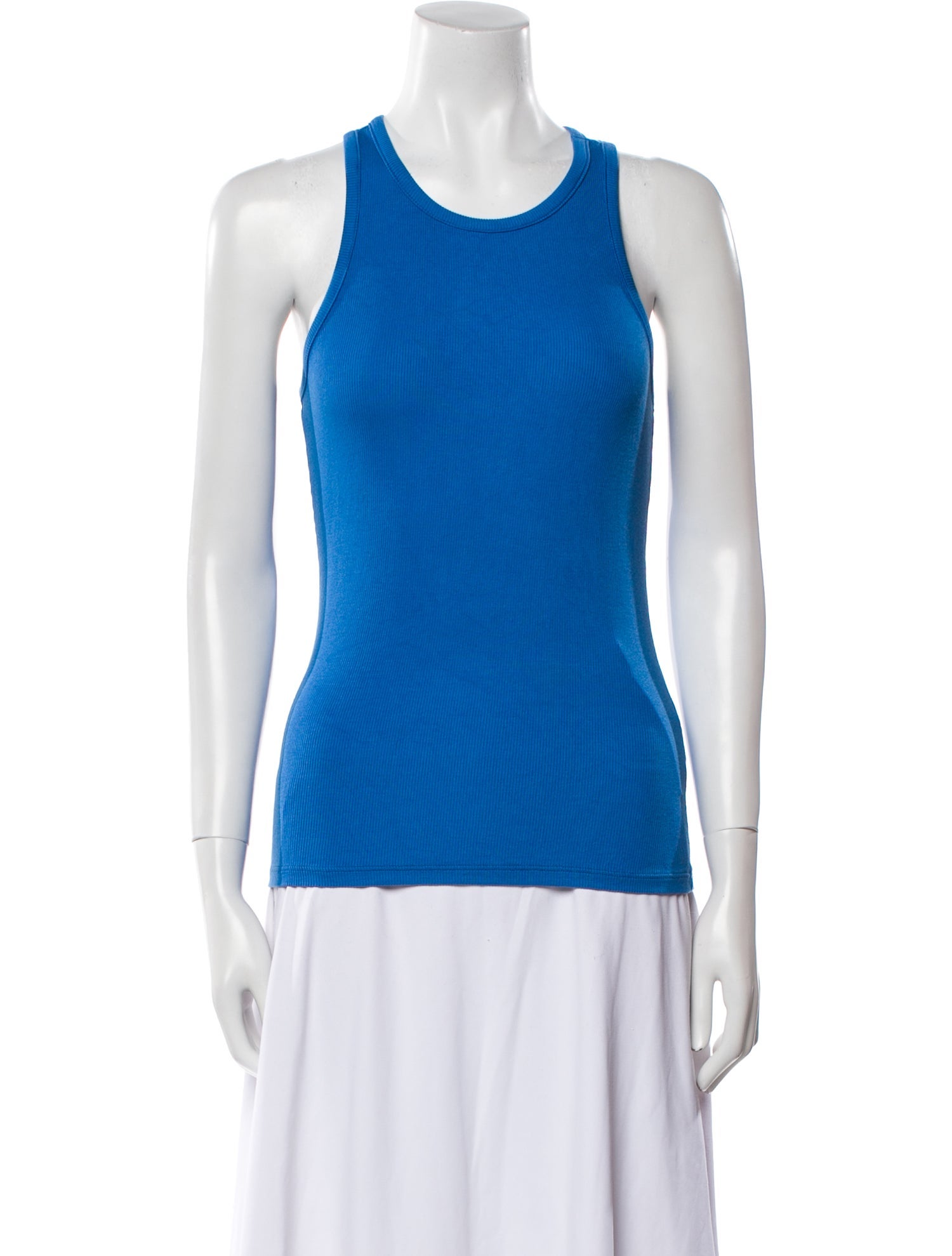 L'Agence Scoop Neck Sleeveless Top