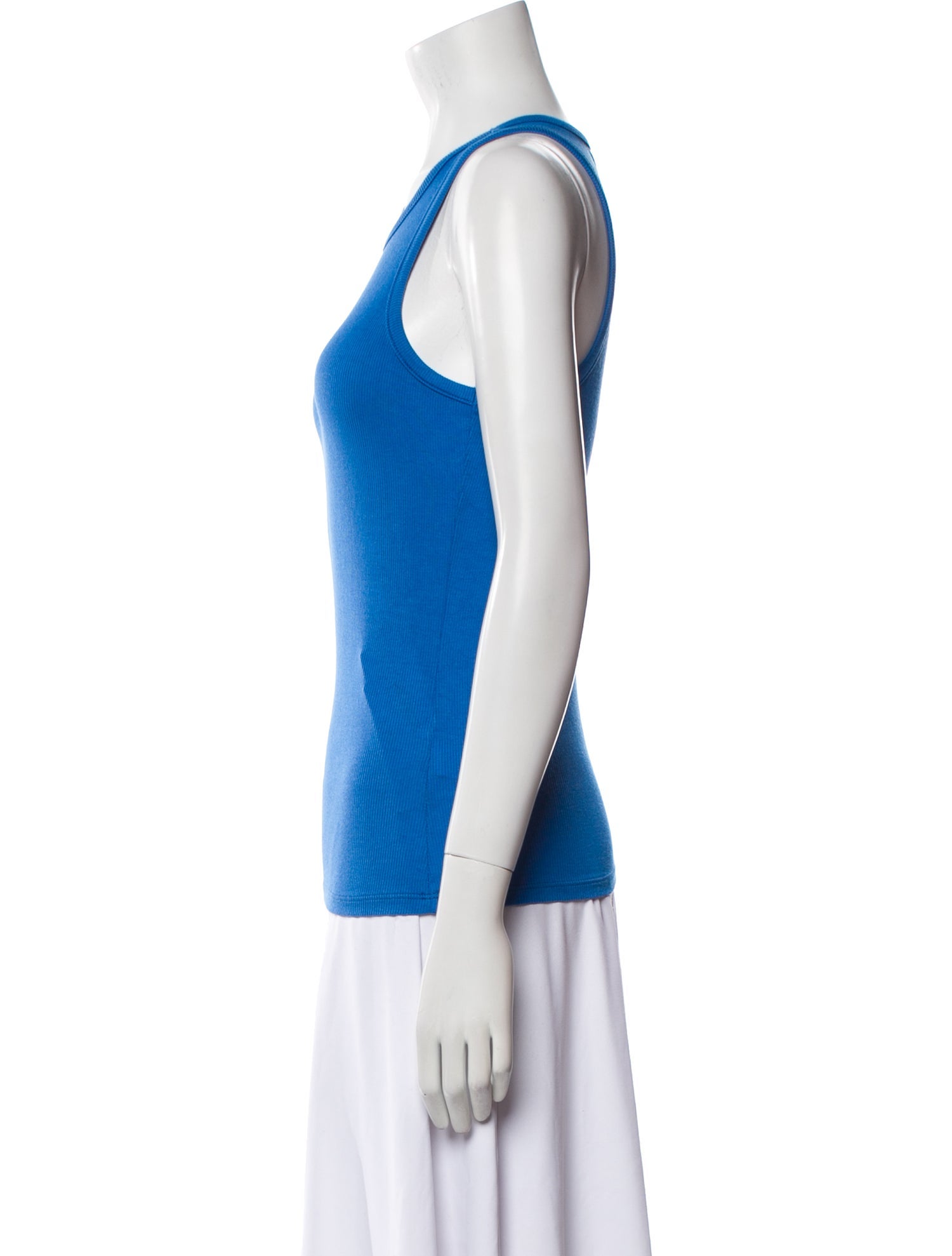L'Agence Scoop Neck Sleeveless Top