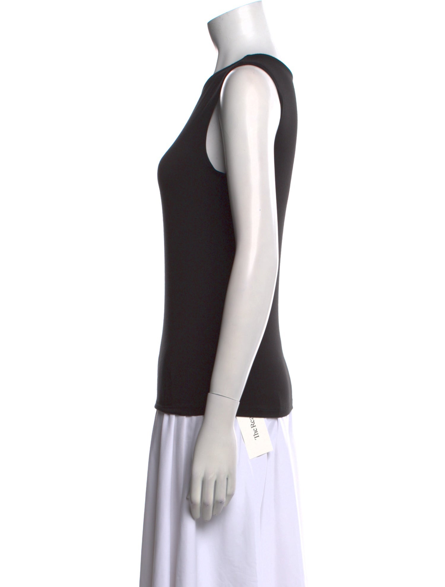 L'Agence Crew Neck Sleeveless Top