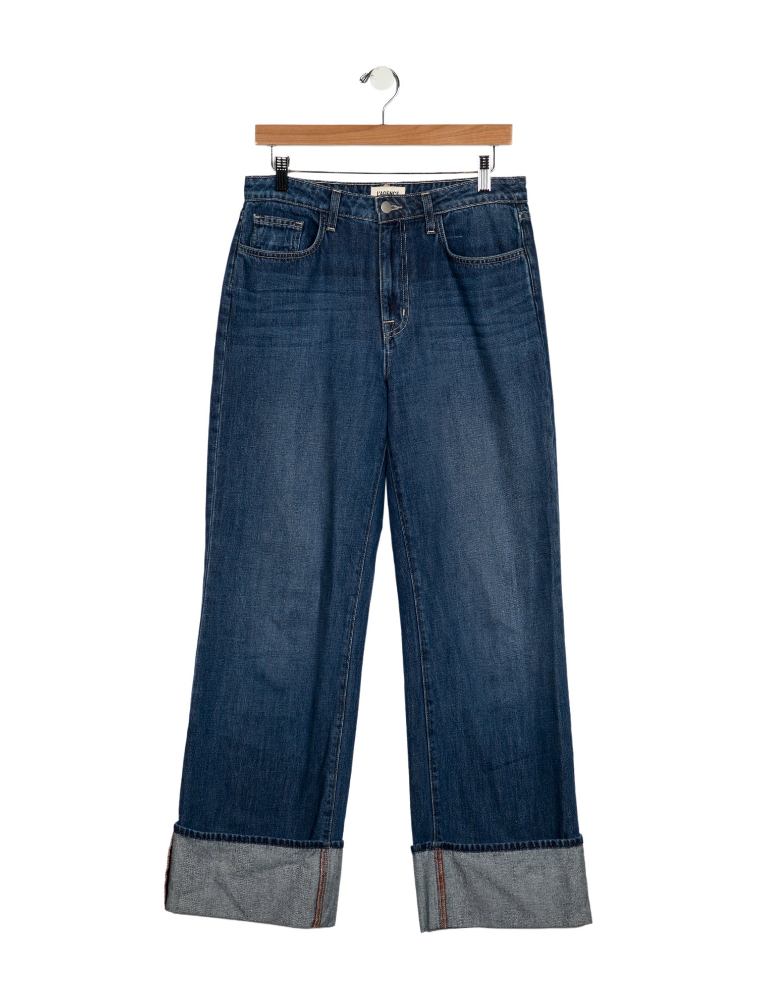 L'Agence High-Rise Wide Leg Jeans