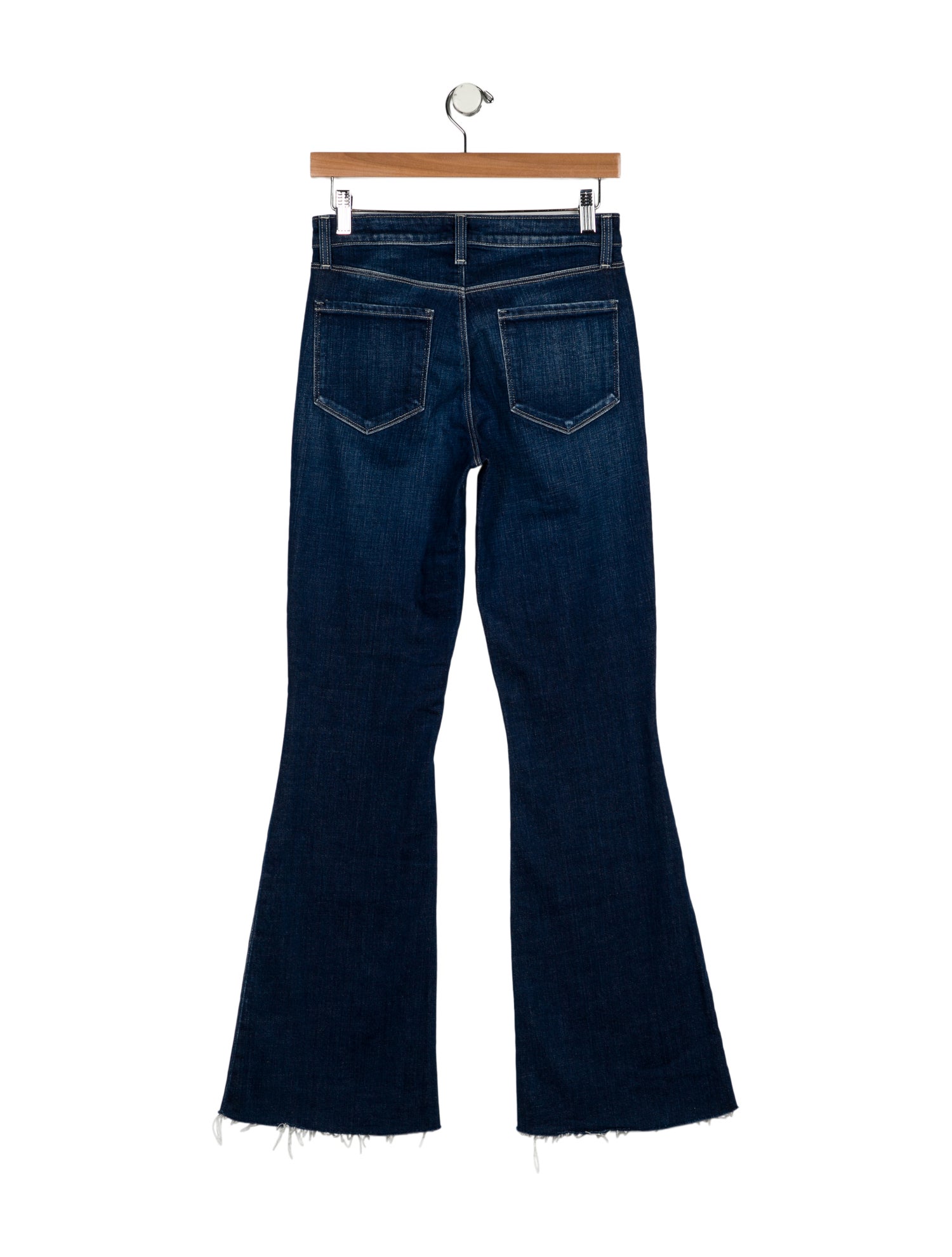 L'Agence Mid-Rise Wide Leg Jeans w/ Tags