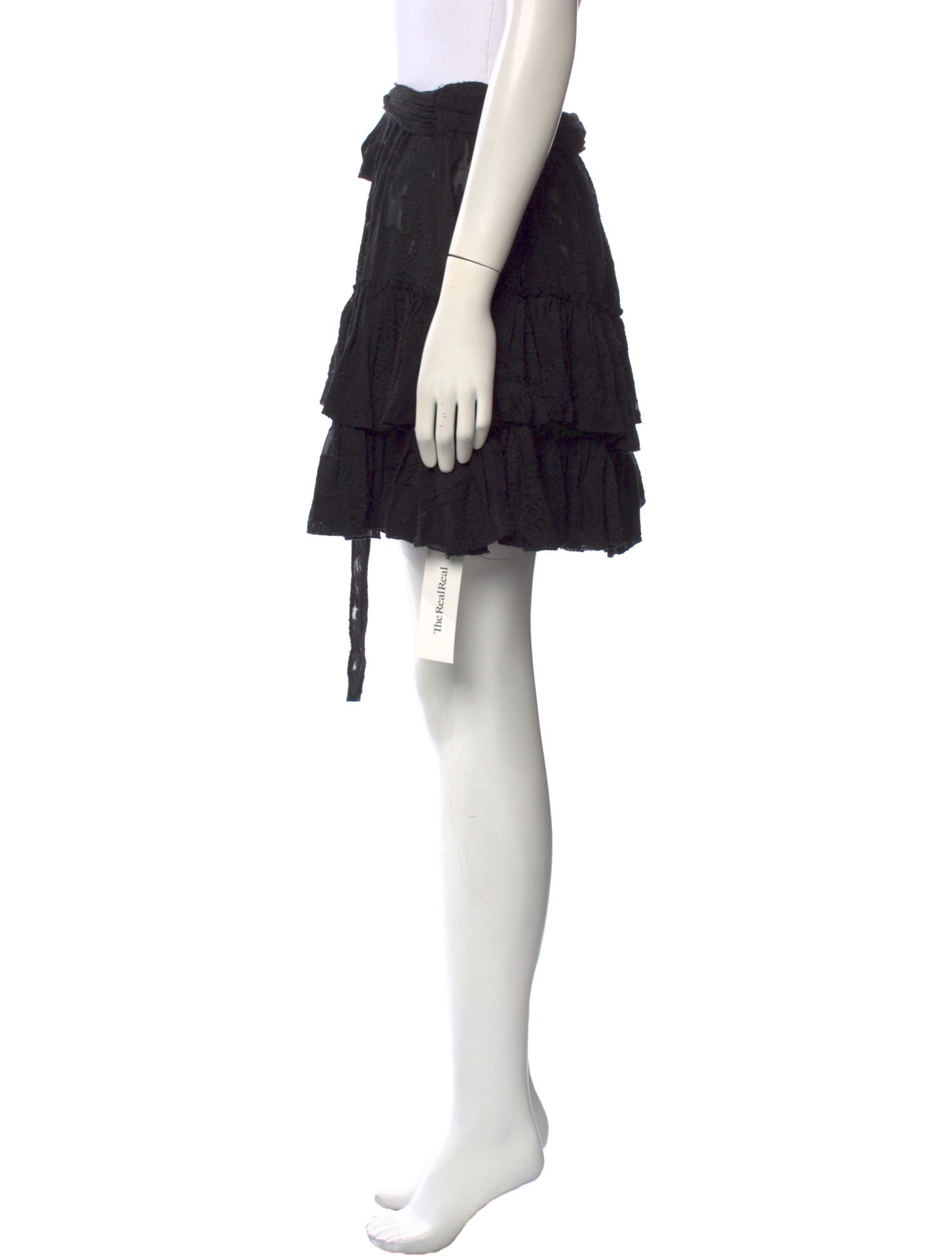 L'Agence Silk Mini Skirt