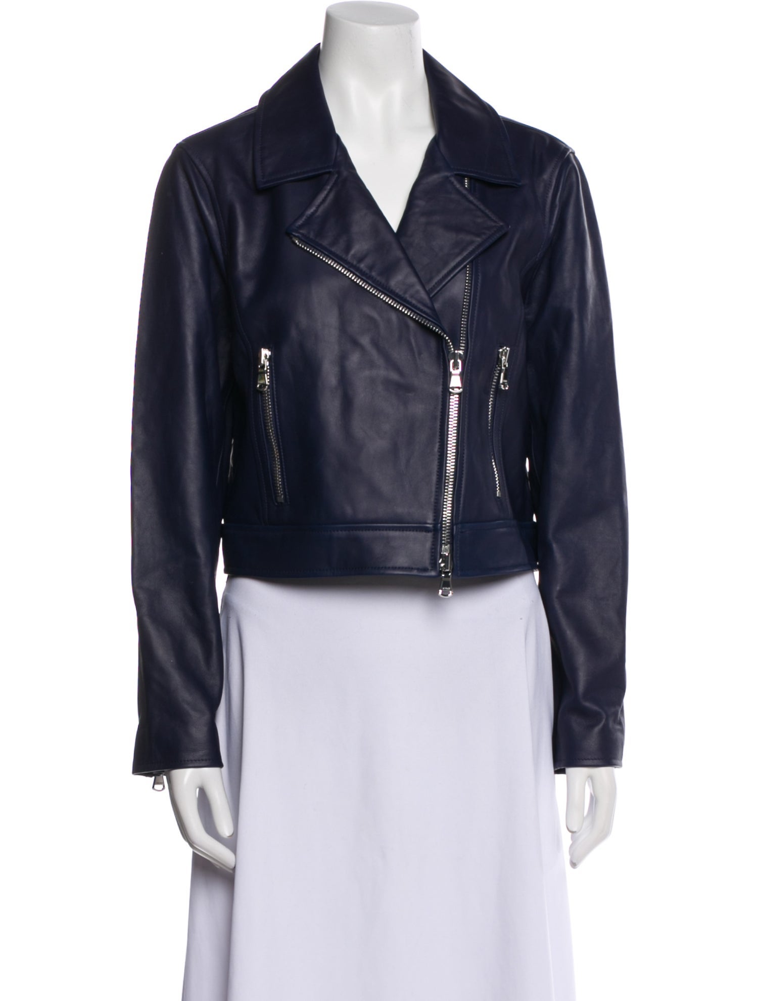 L'Agence Leather Biker Jacket w/ Tags