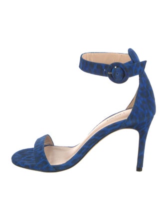 L'Agence Suede Sandals