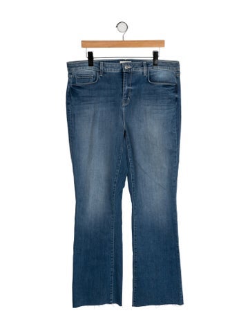 L'Agence Jeans Mid-Rise Wide Leg XL