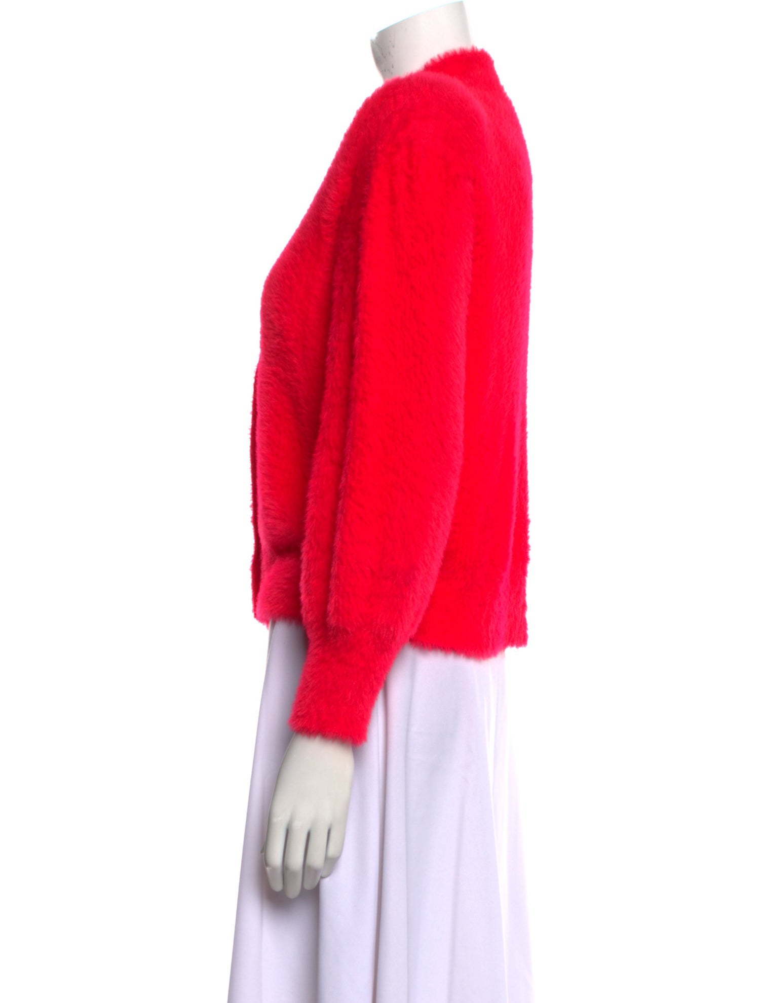 L'Agence Nylon V-Neck Sweater