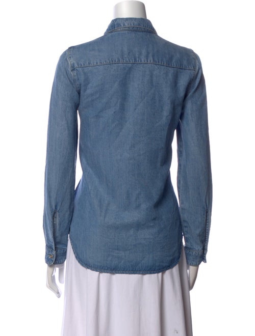 L'Agence Long Sleeve Button-Up Top