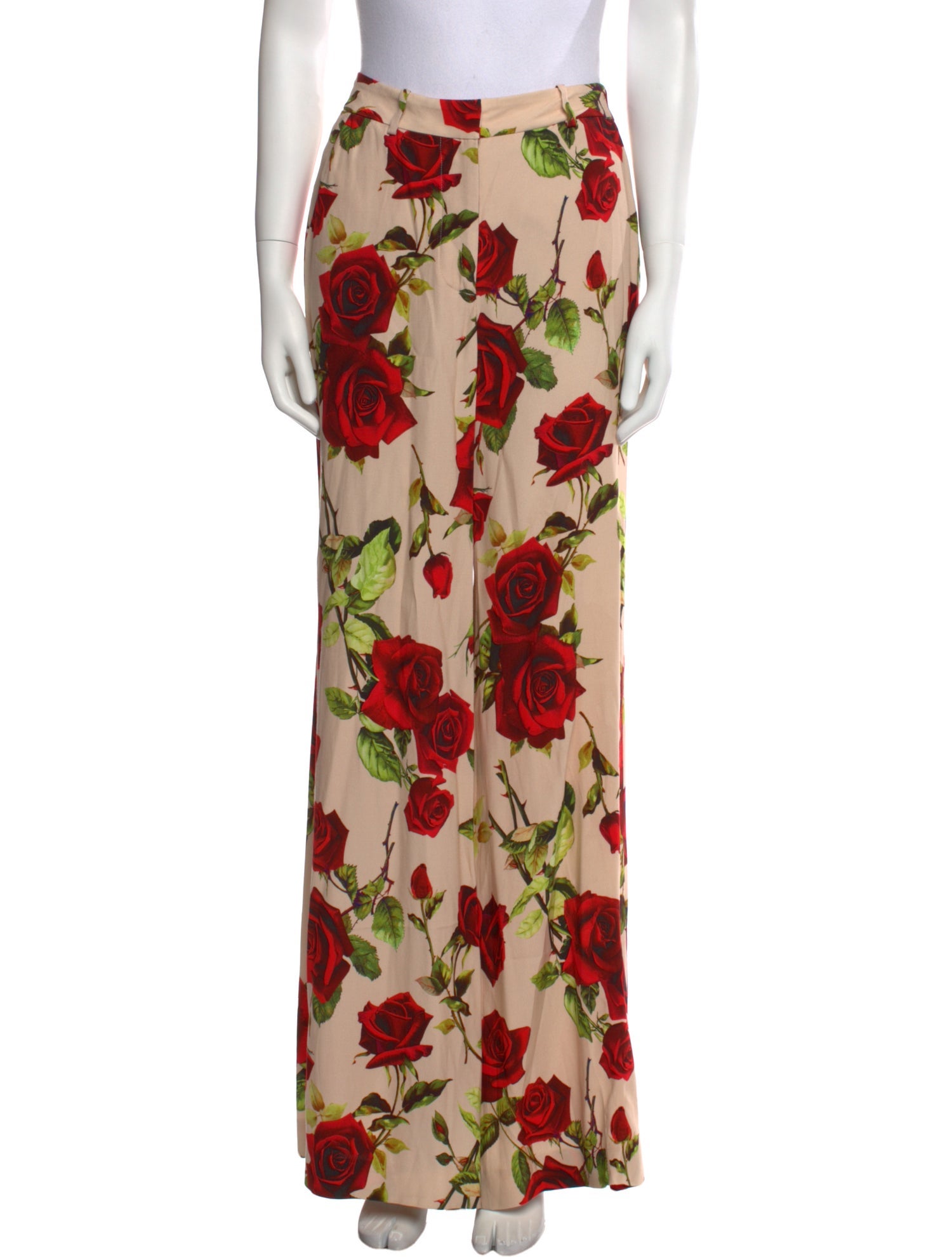 L'Agence Floral Print Wide Leg Pants w/ Tags