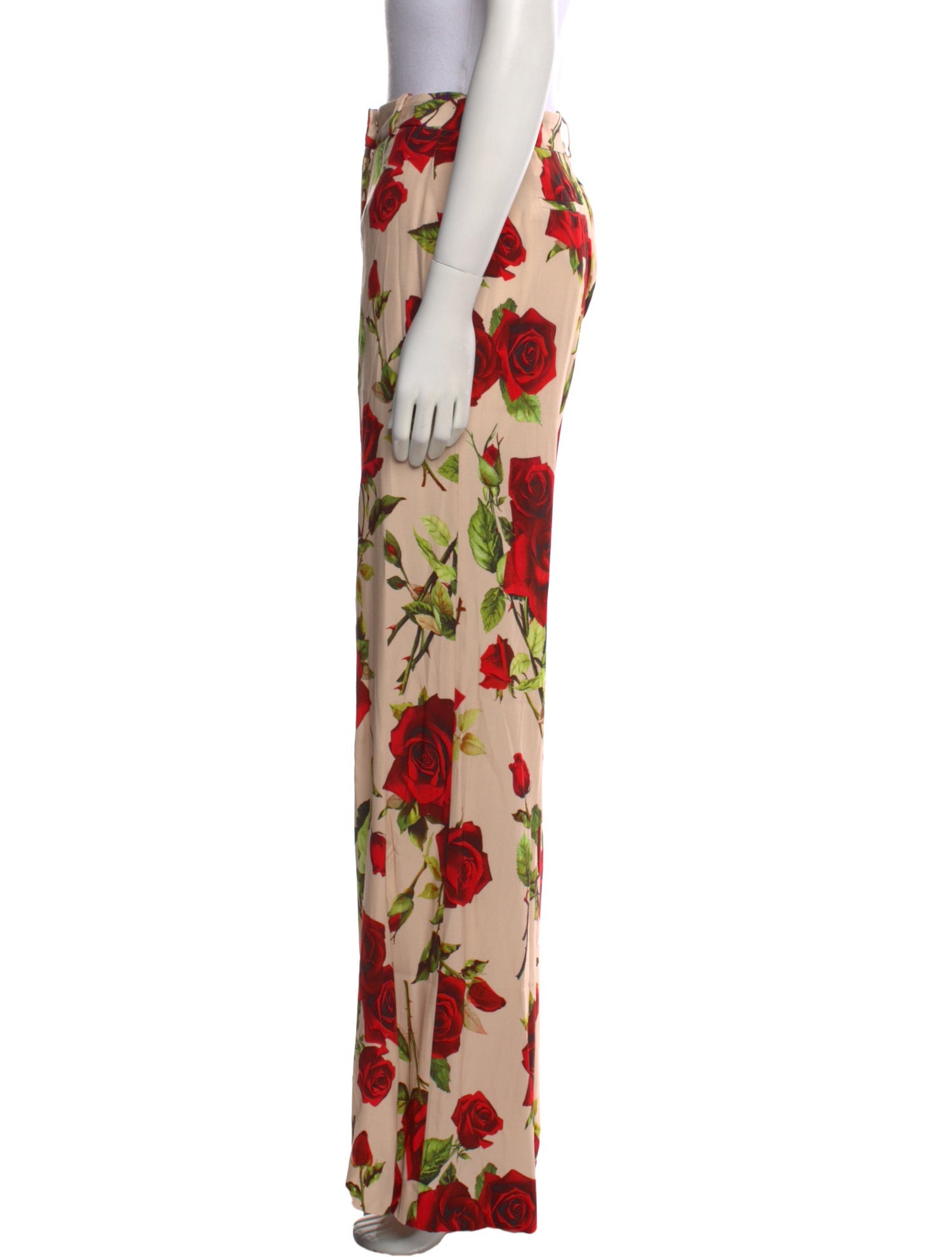 L'Agence Floral Print Wide Leg Pants w/ Tags