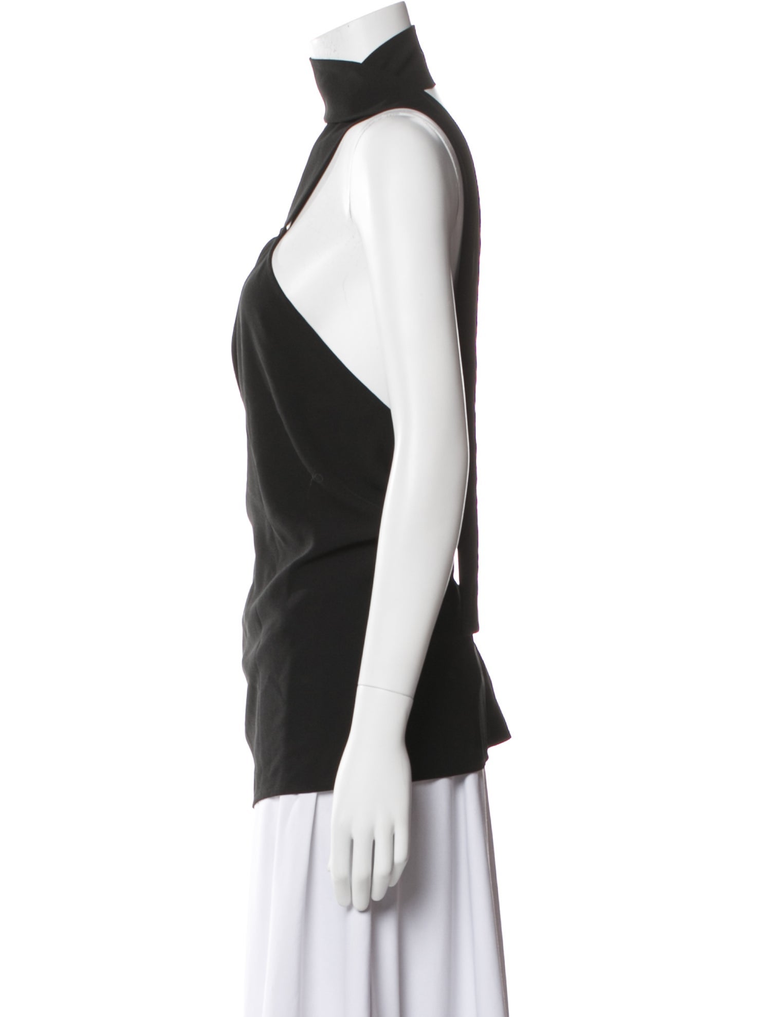 L'Agence Asymmetrical Sleeveless Top