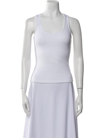 L'Agence Scoop Neck Sleeveless Top