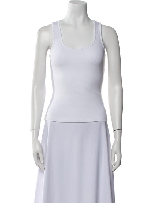 L'Agence Scoop Neck Sleeveless Top