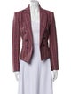 L'Agence Tweed Pattern Blazer