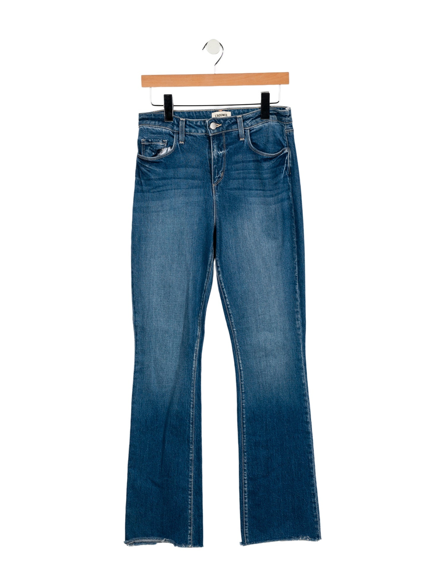 L'Agence High-Rise Straight Leg Jeans