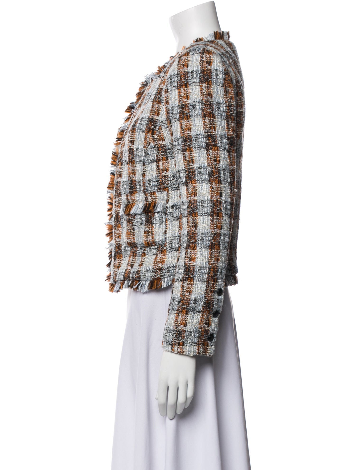 L'Agence Tweed Pattern Evening Jacket w/ Tags