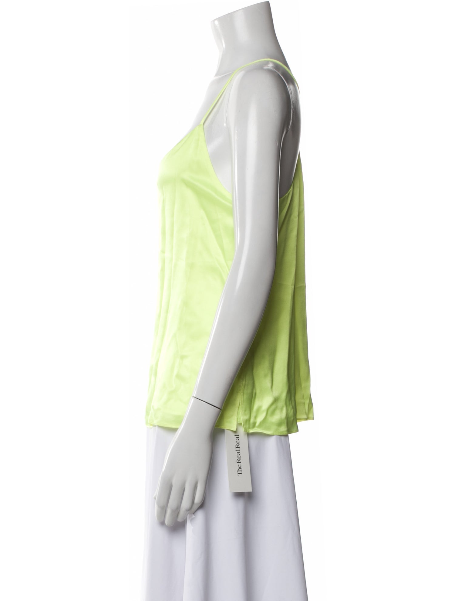 L'Agence Silk V-Neck Top