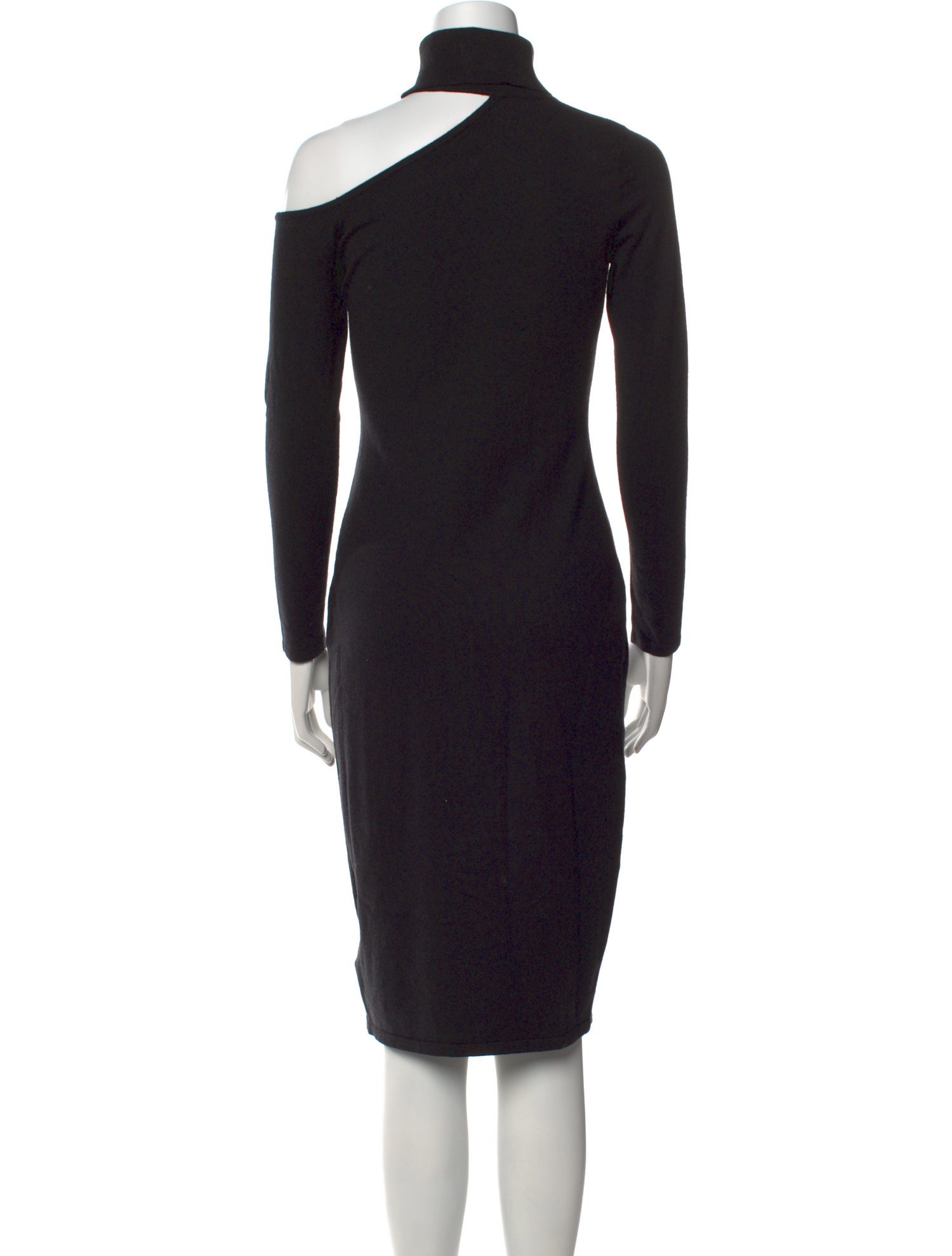 L'Agence Turtleneck Knee-Length Dress