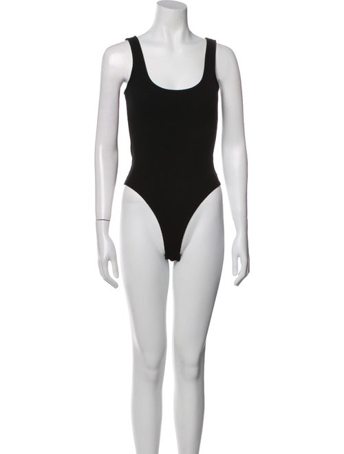 L'Agence Scoop Neck Sleeveless Bodysuit