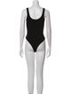 L'Agence Scoop Neck Sleeveless Bodysuit