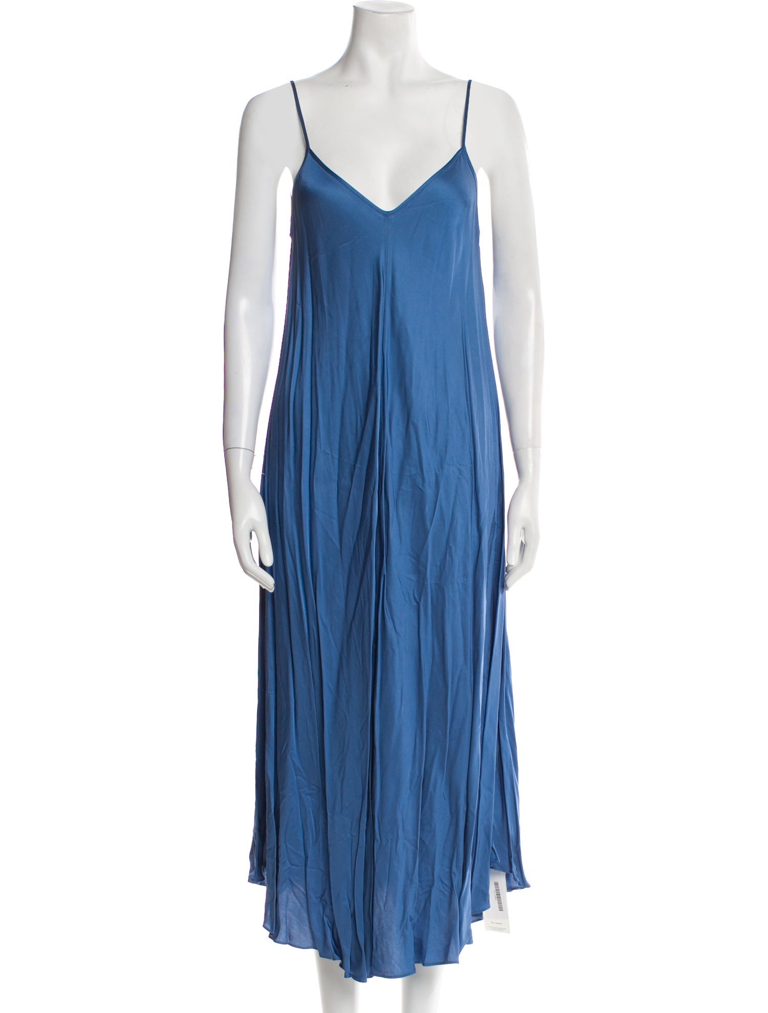 L'Agence V-Neck Knee-Length Dress
