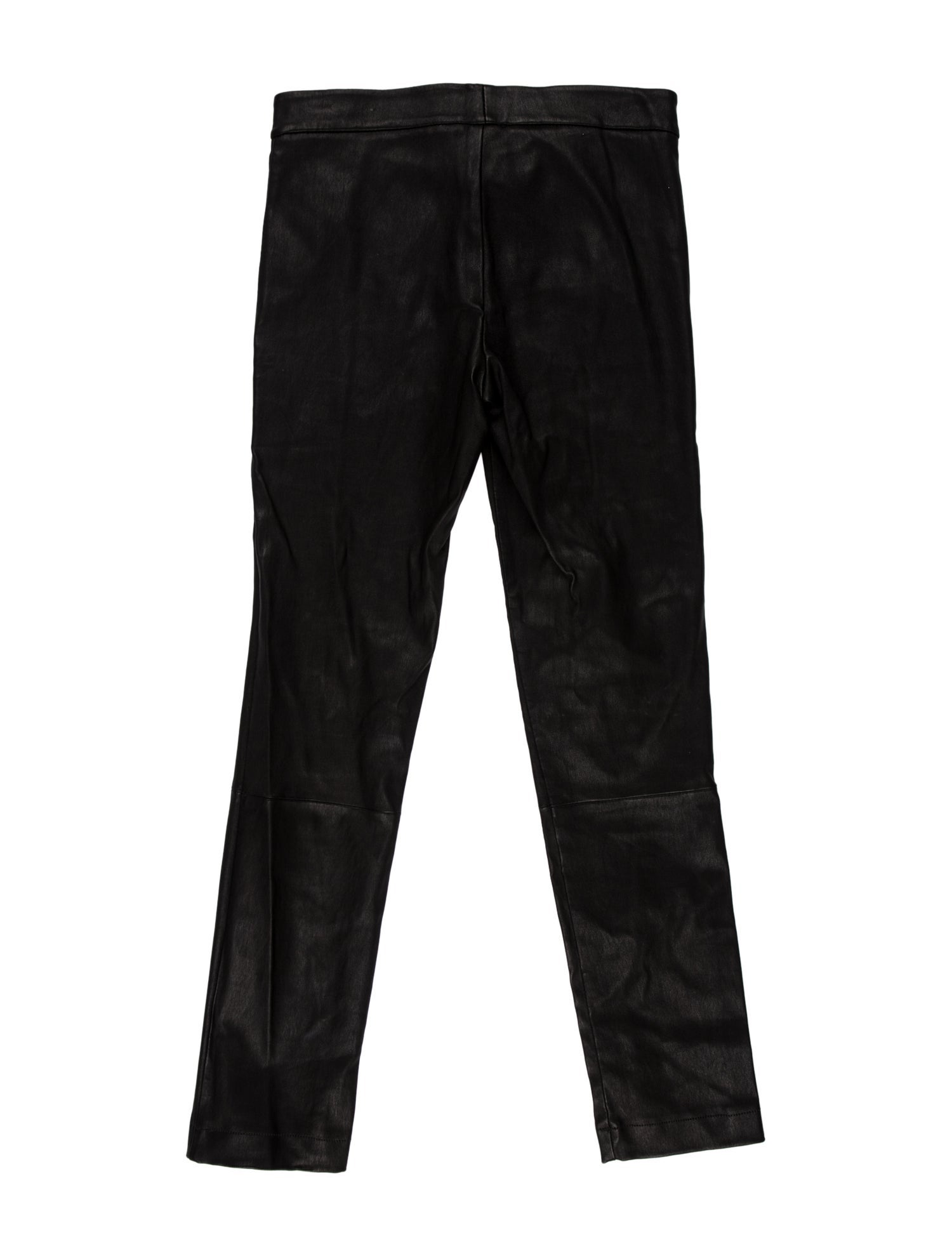 L'Agence Leather Skinny Leg Pants