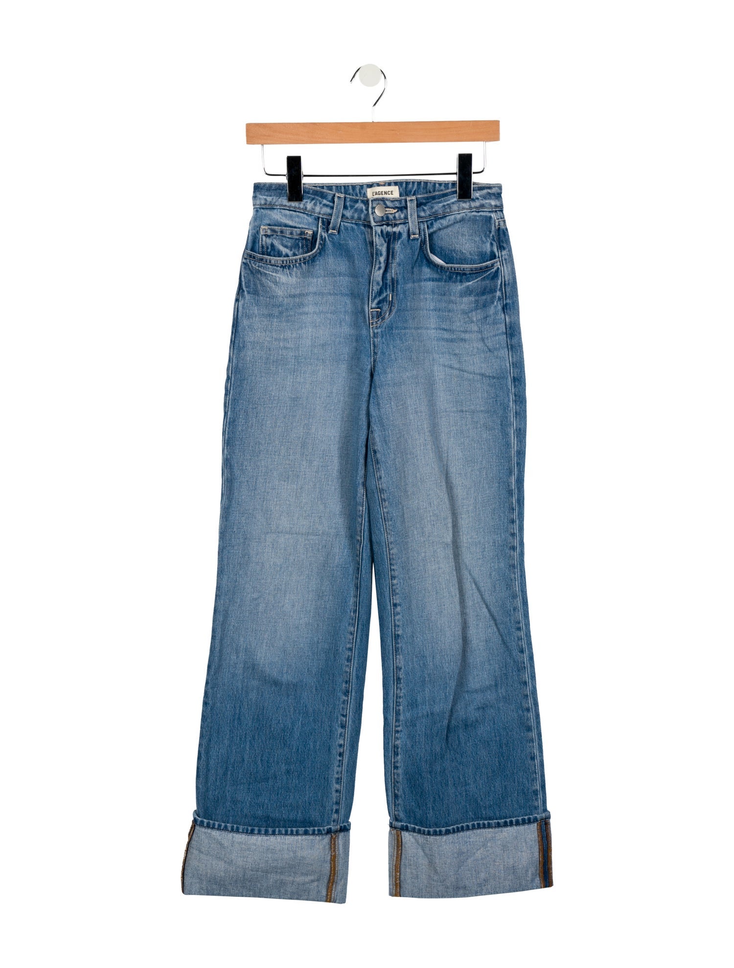 L'Agence High-Rise Wide Leg Jeans