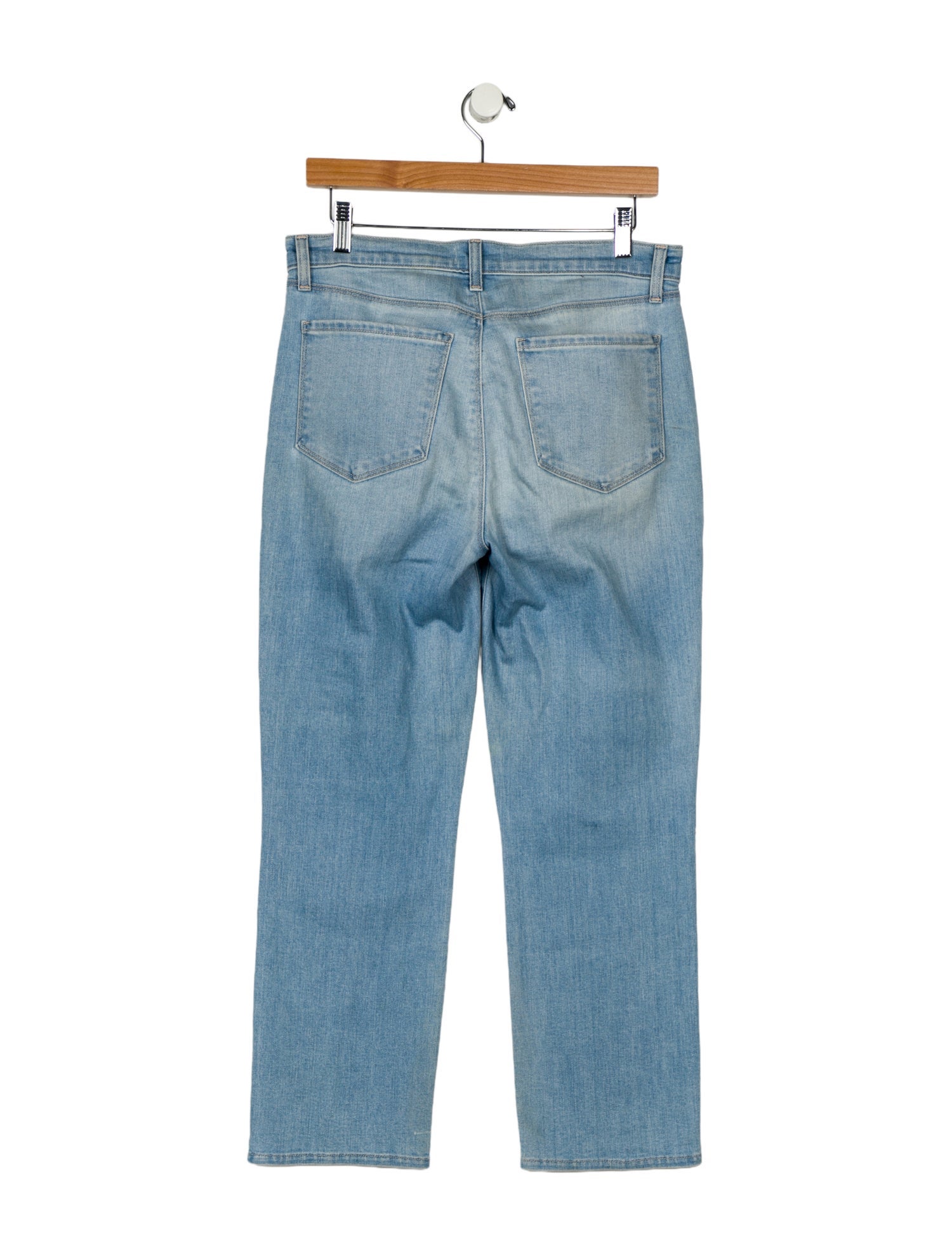 L'Agence Mid-Rise Straight Leg Jeans