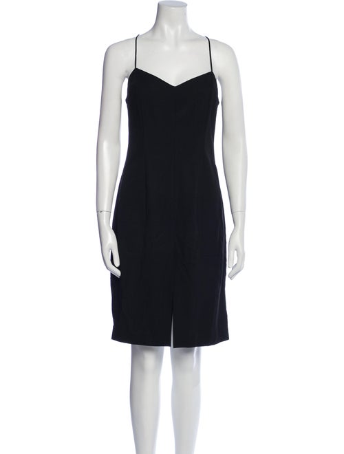 L'Agence V-Neck Mini Dress