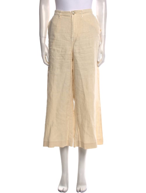 L'Agence Linen Wide Leg Pants
