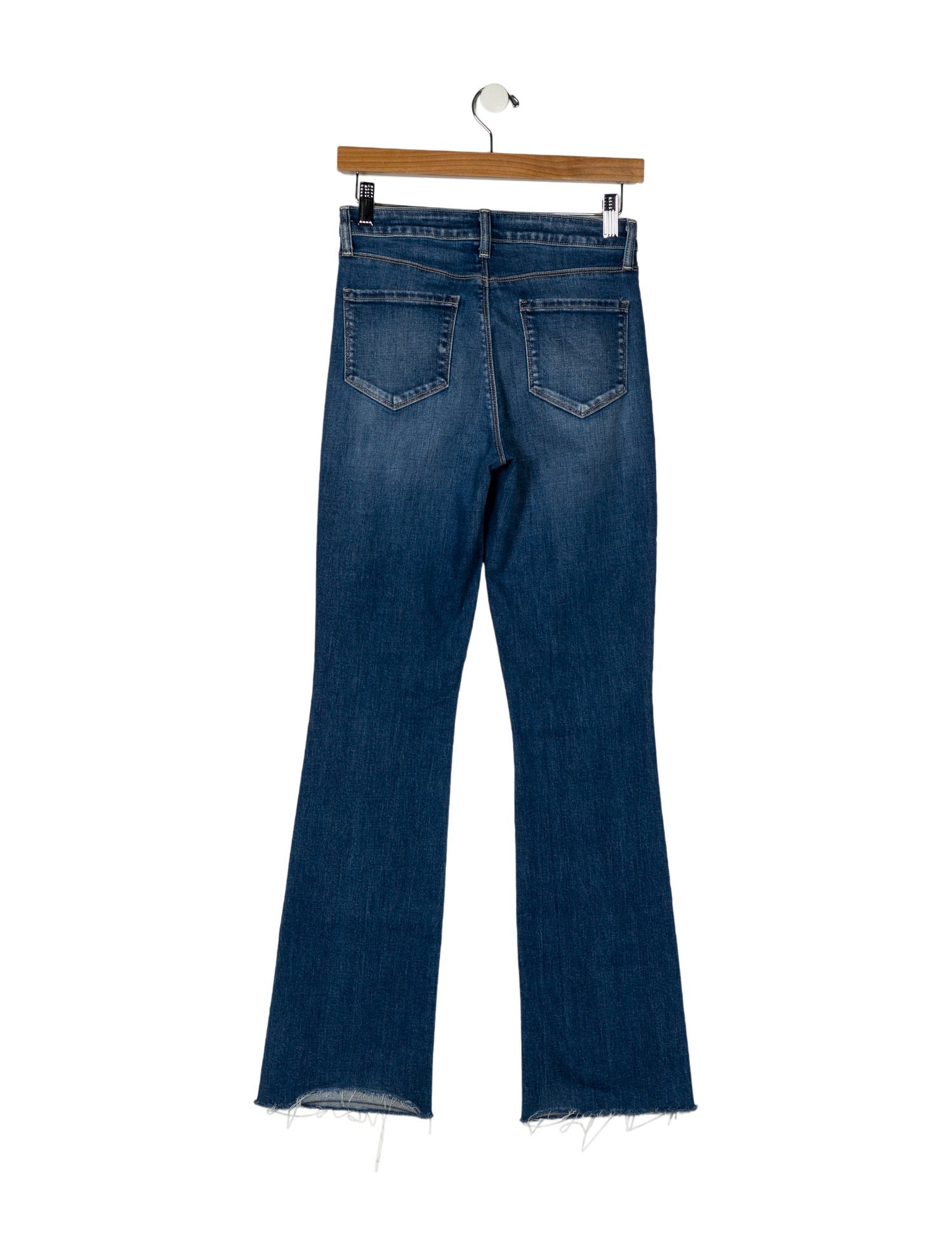 L'Agence Mid-Rise Straight Leg Jeans