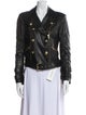 L'Agence Lamb Leather Biker Jacket