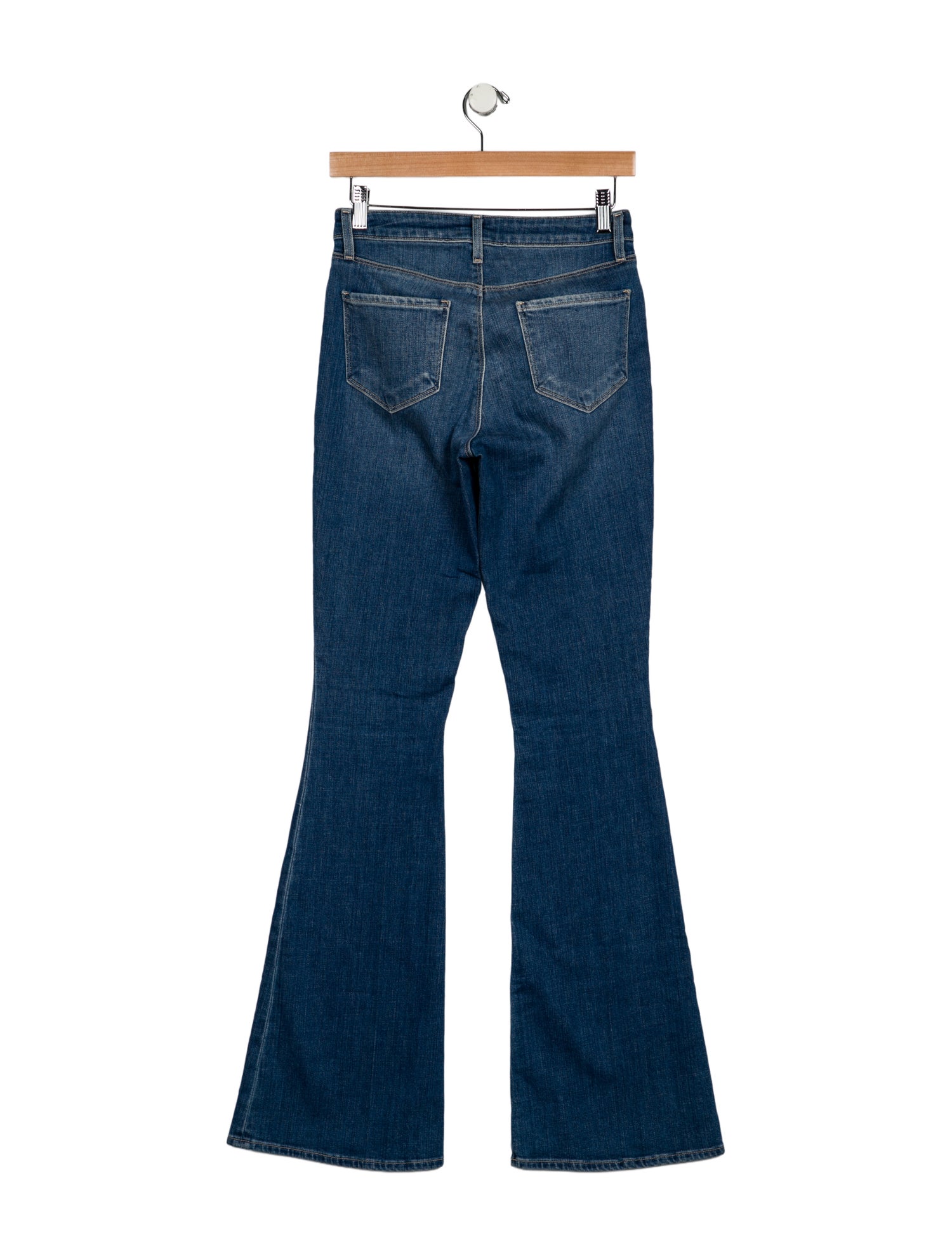 L'Agence Mid-Rise Wide Leg Jeans