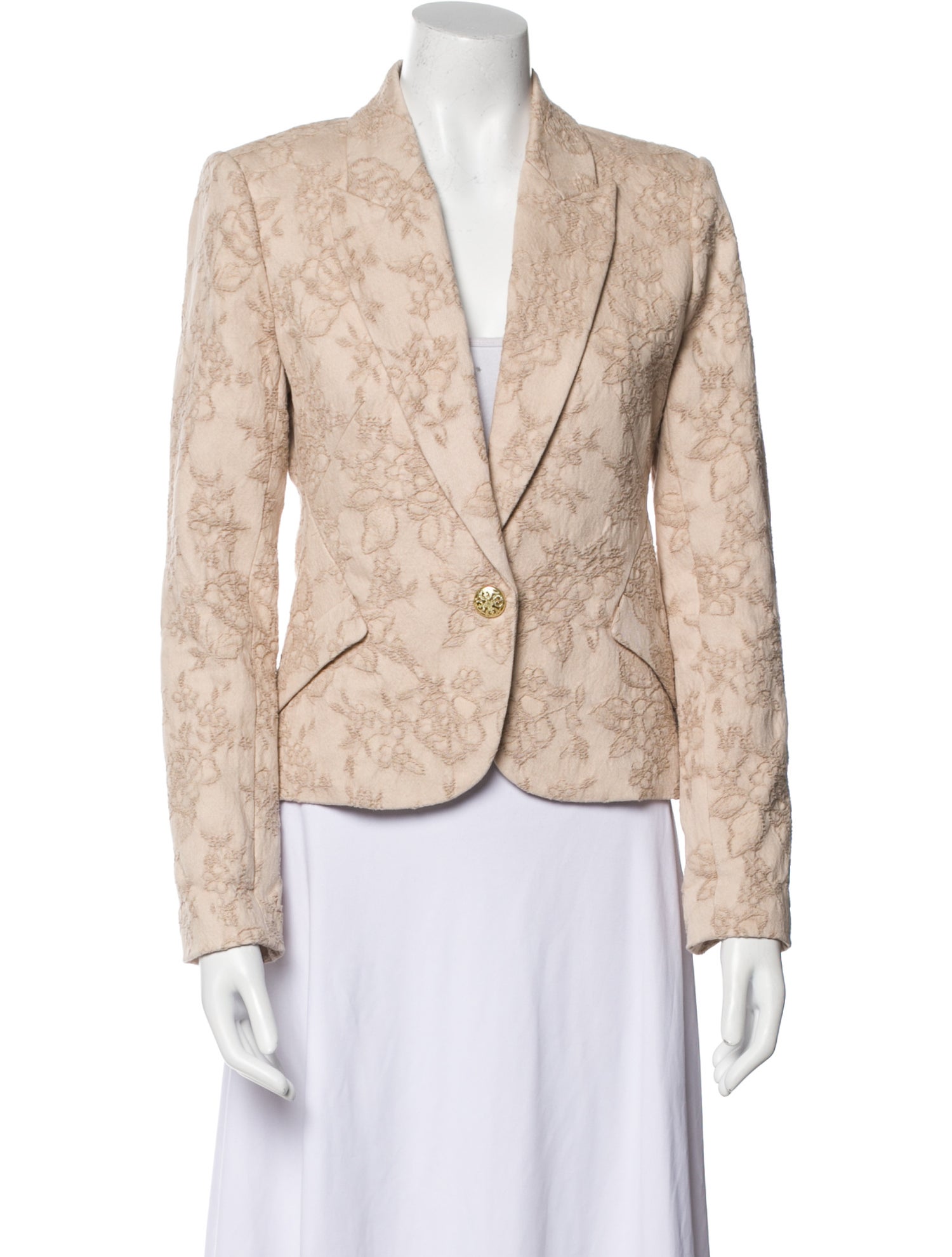 L'Agence Patterned Blazer