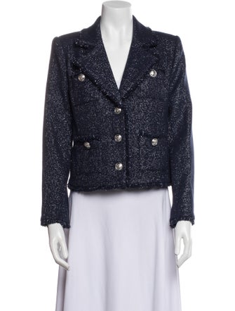 L'Agence Tweed Pattern Blazer