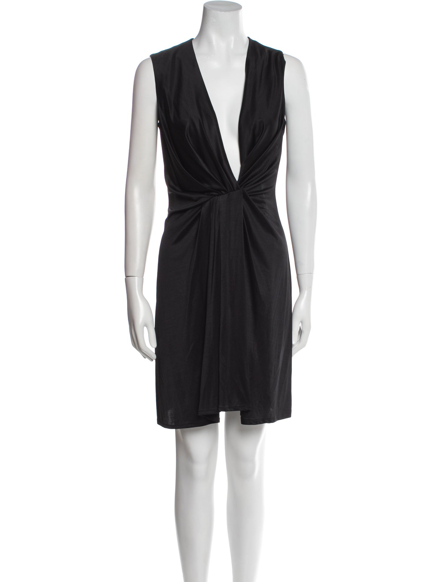 L'Agence Cowl Neck Mini Dress