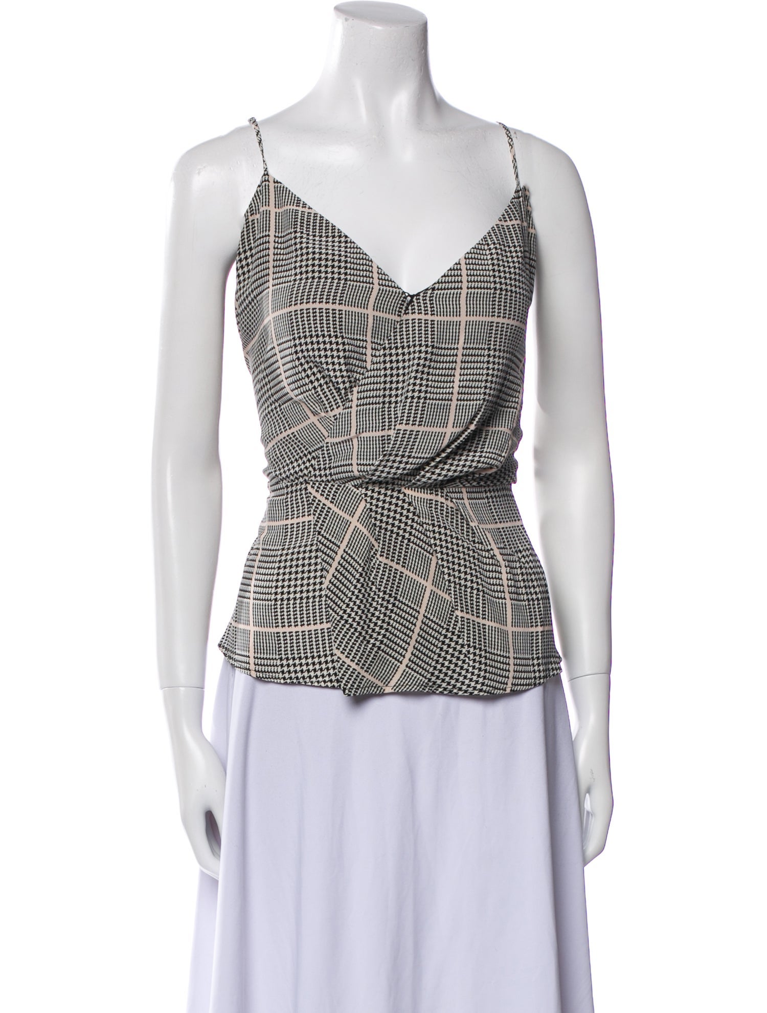 L'Agence Silk Printed Top