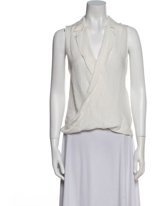 L'Agence Silk Sleeveless Blouse