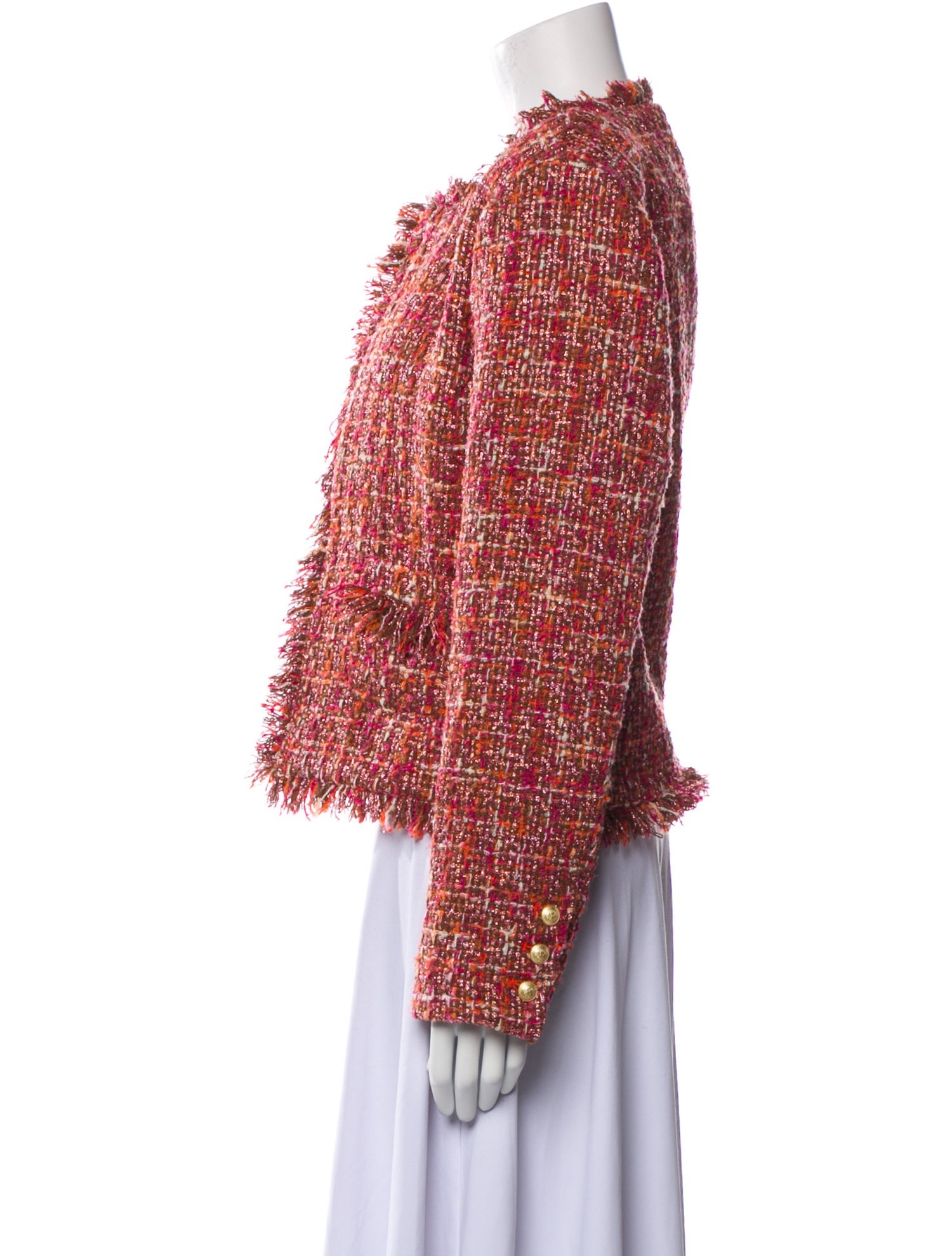 L'Agence Tweed Pattern Evening Jacket w/ Tags