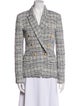 L'Agence Tweed Pattern Blazer