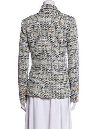 L'Agence Tweed Pattern Blazer
