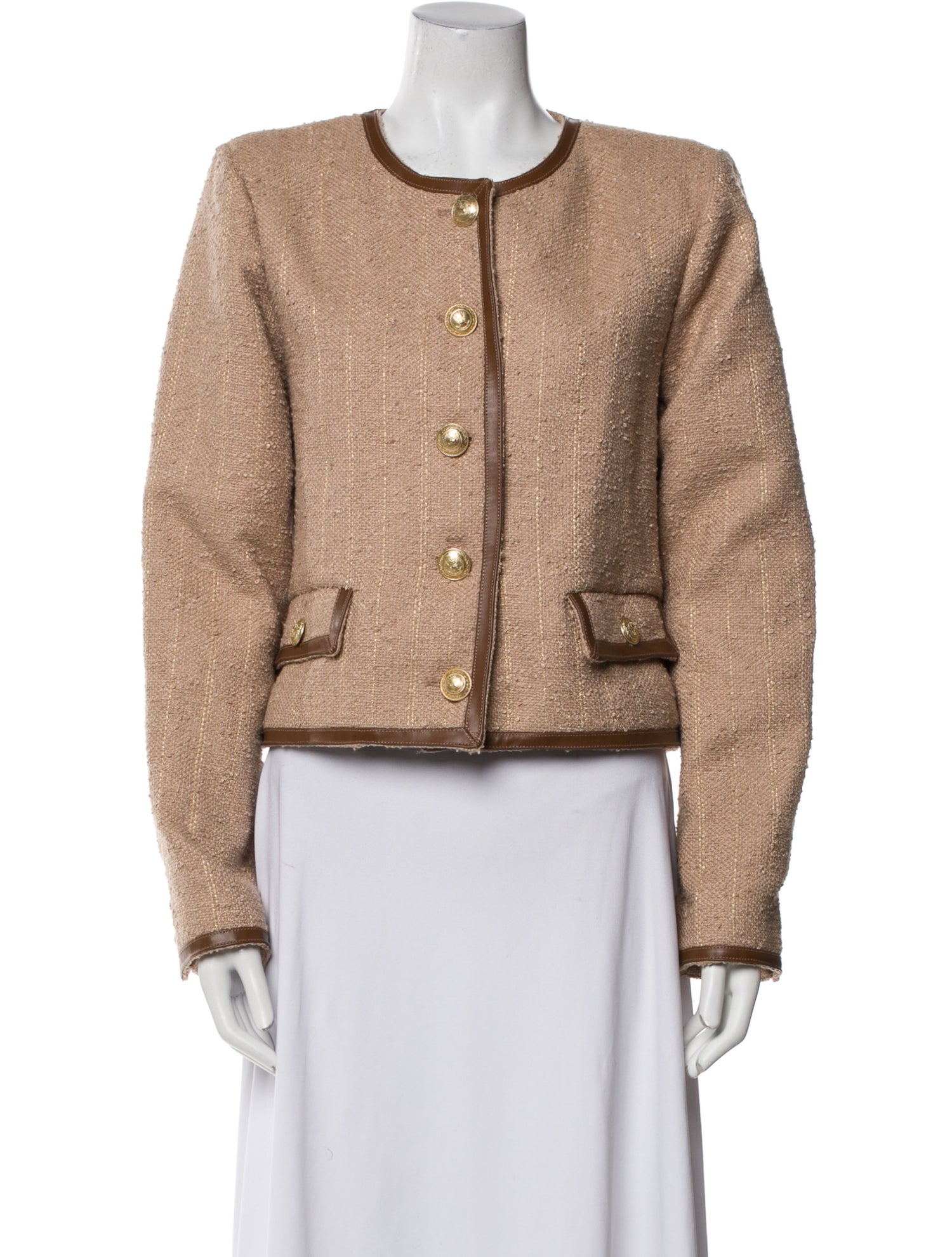 L'Agence Tweed Pattern Evening Jacket w/ Tags