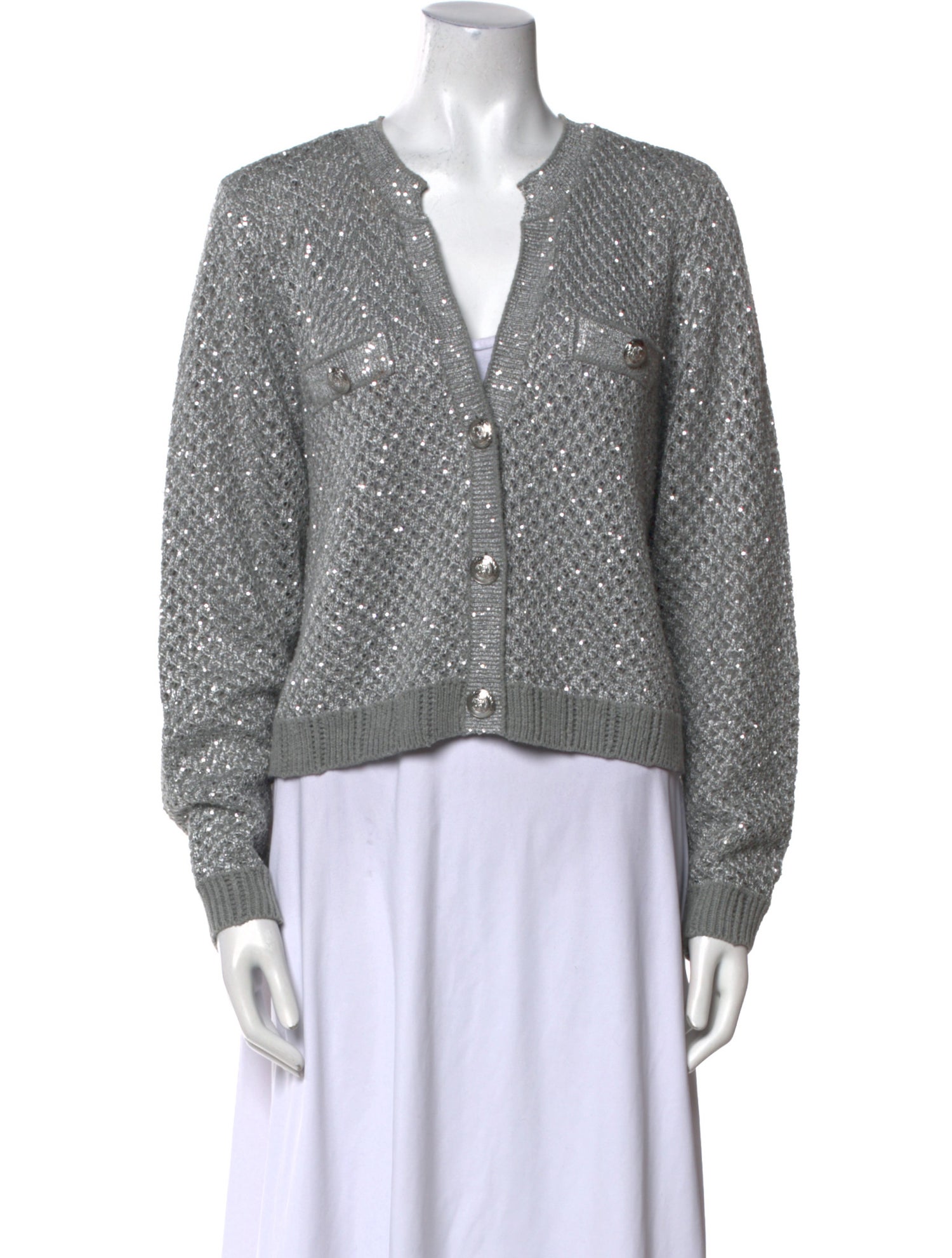 L'Agence V-Neck Sweater