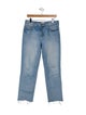 L'Agence Mid-Rise Straight Leg Jeans