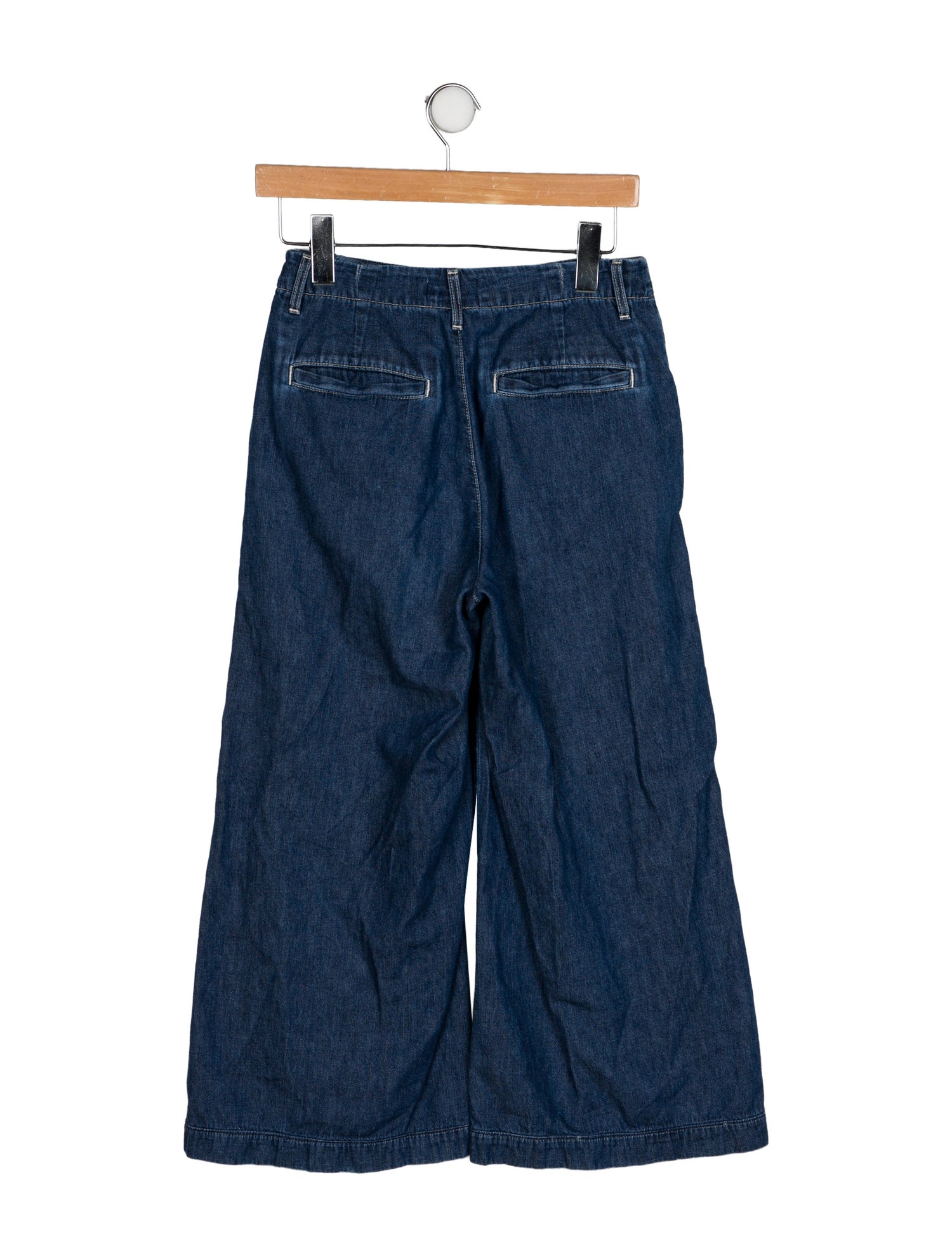 L'Agence Mid-Rise Wide Leg Jeans